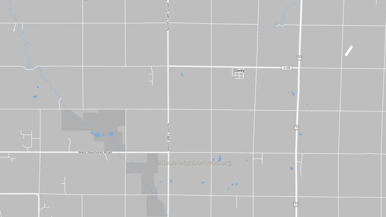 Transit Grade map of 68336, NE