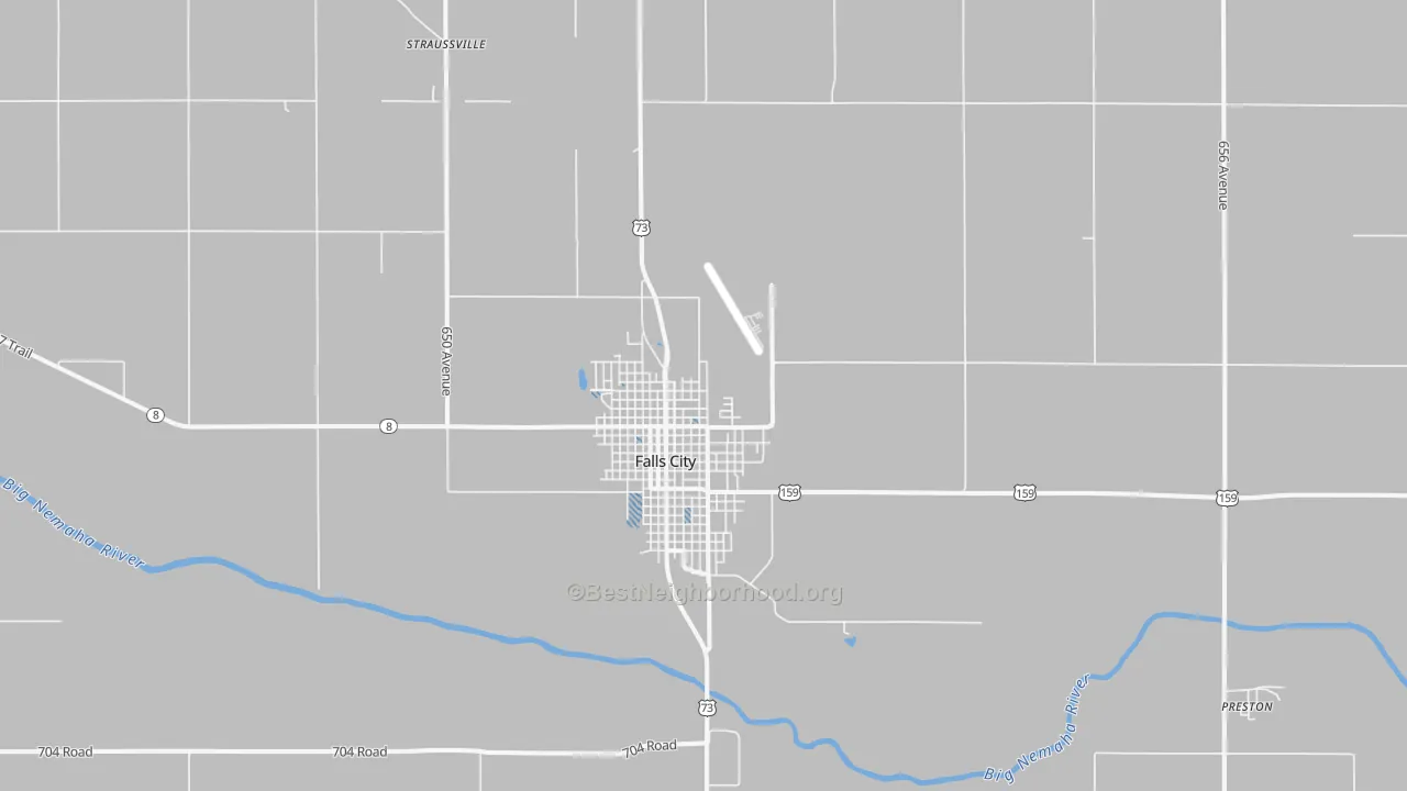Transit Grade map of 68355, NE