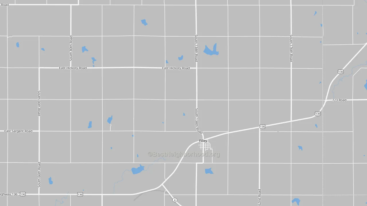 Transit Grade map of 68357, NE