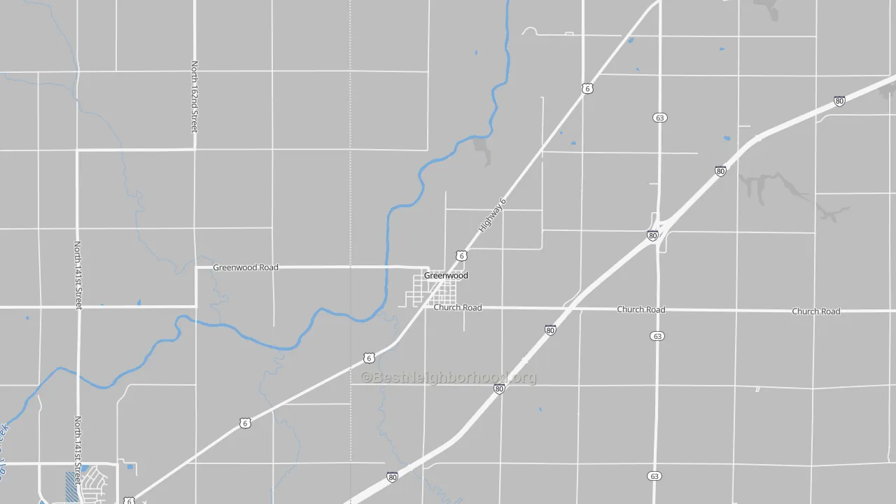 Transit Grade map of 68366, NE