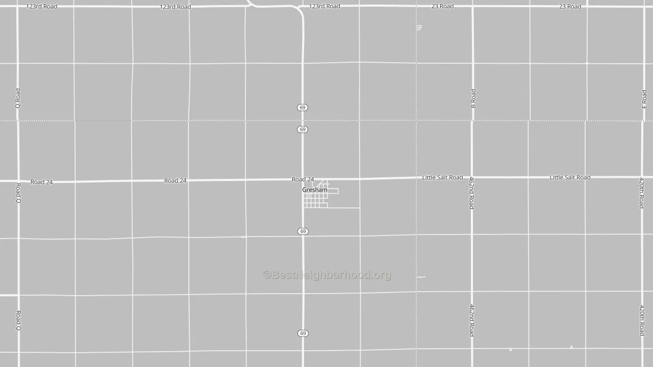Transit Grade map of 68367, NE