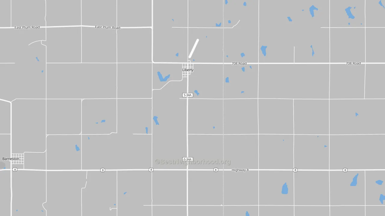 Transit Grade map of 68381, NE