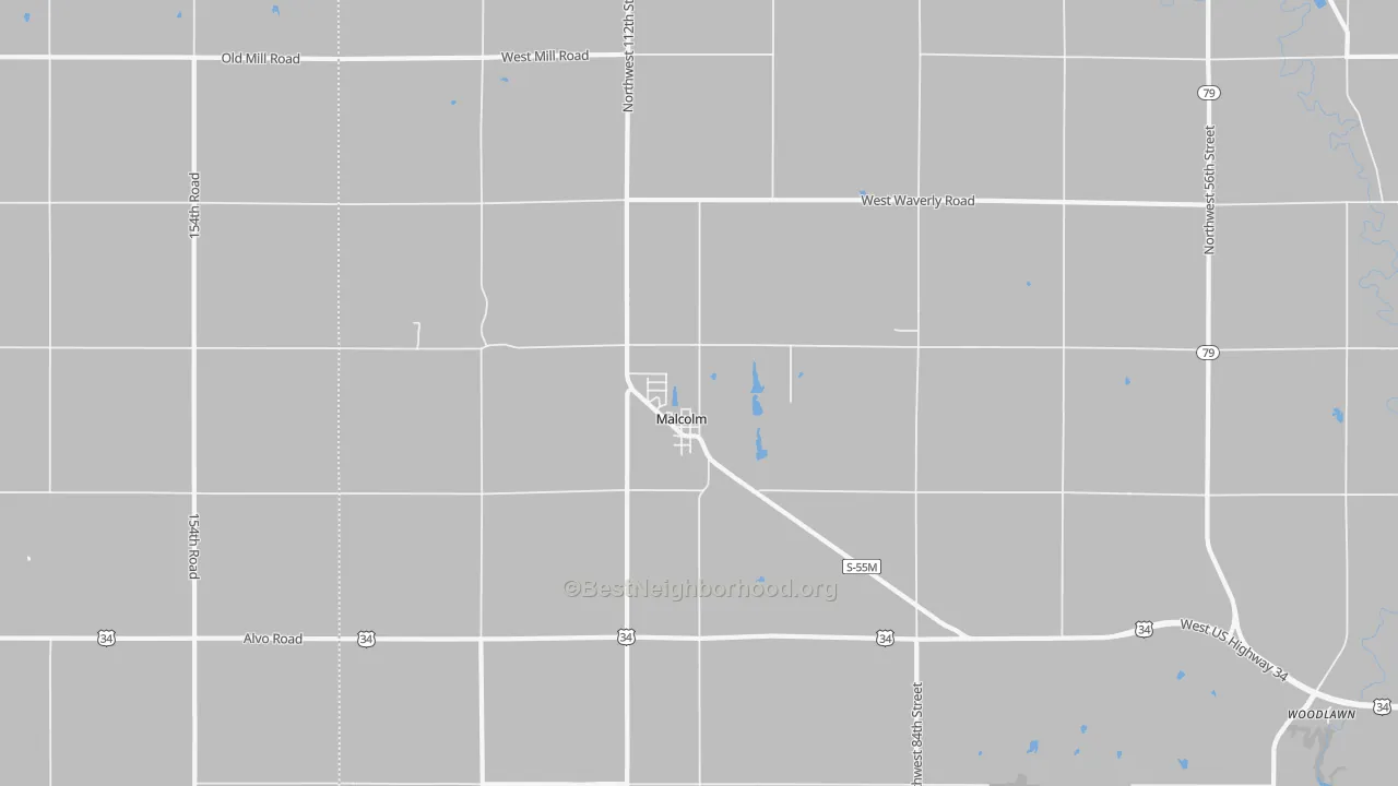 Transit Grade map of 68402, NE