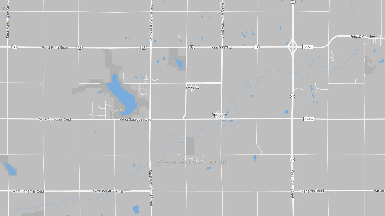 Transit Grade map of 68404, NE