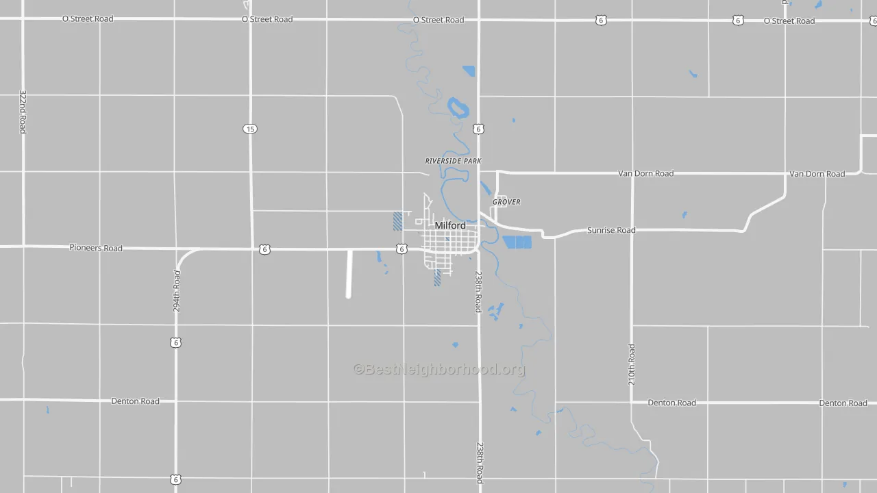 Transit Grade map of 68405, NE