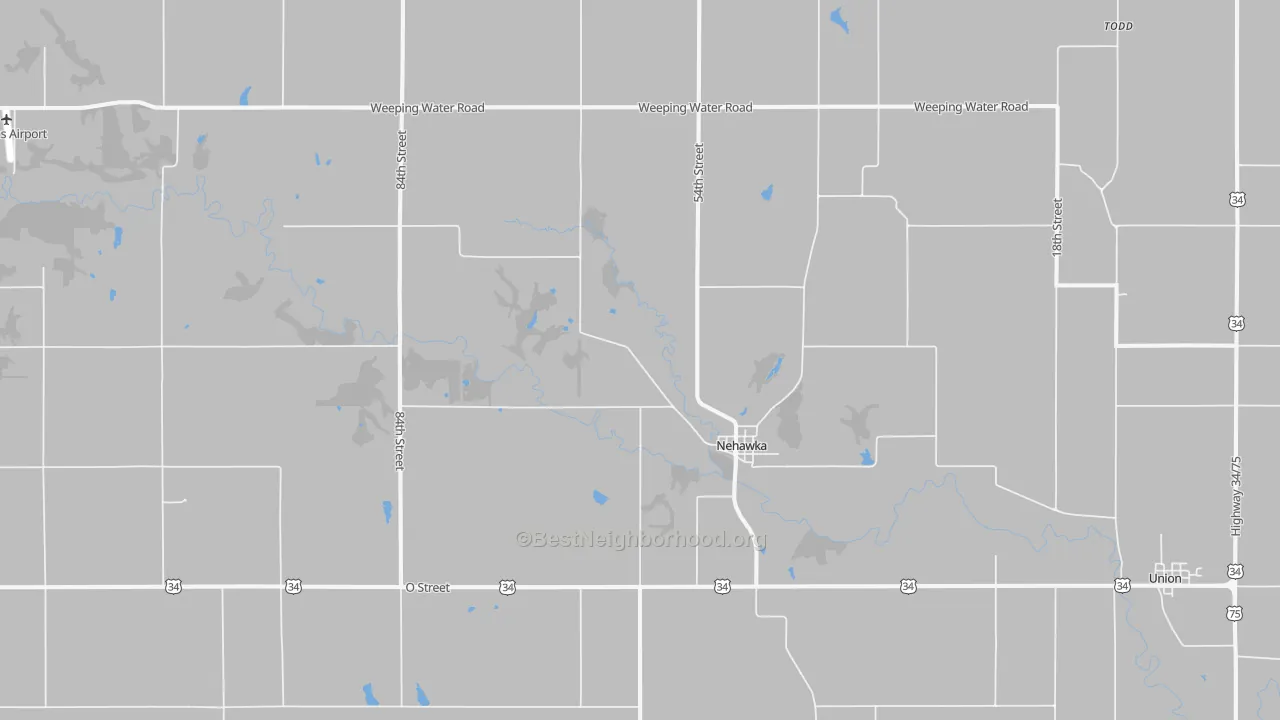 Transit Grade map of 68413, NE
