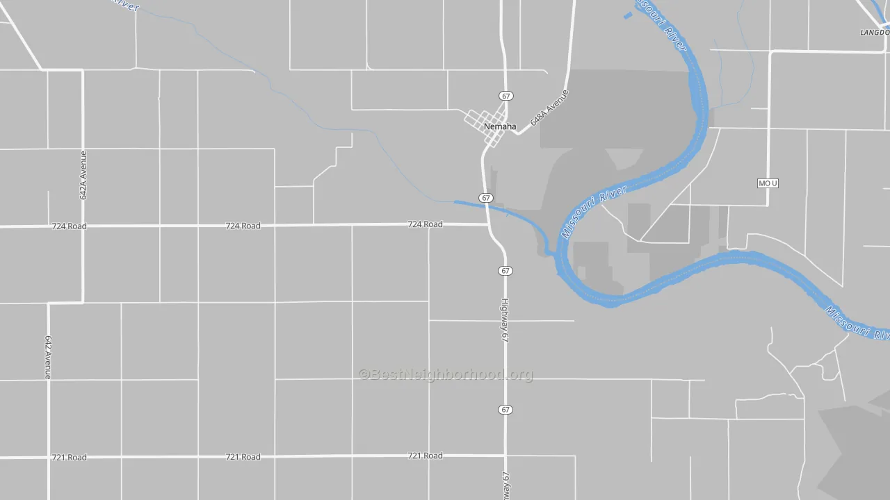Transit Grade map of 68414, NE