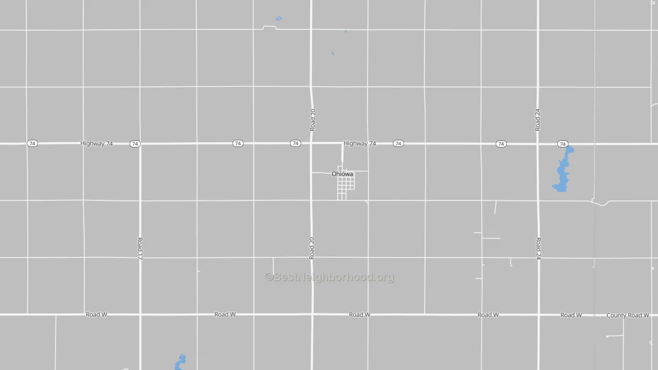 Transit Grade map of 68416, NE