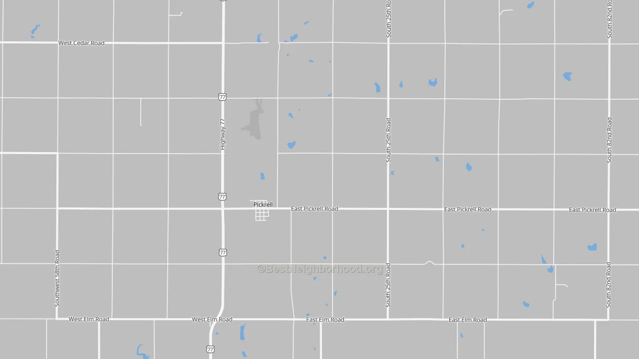 Transit Grade map of 68422, NE