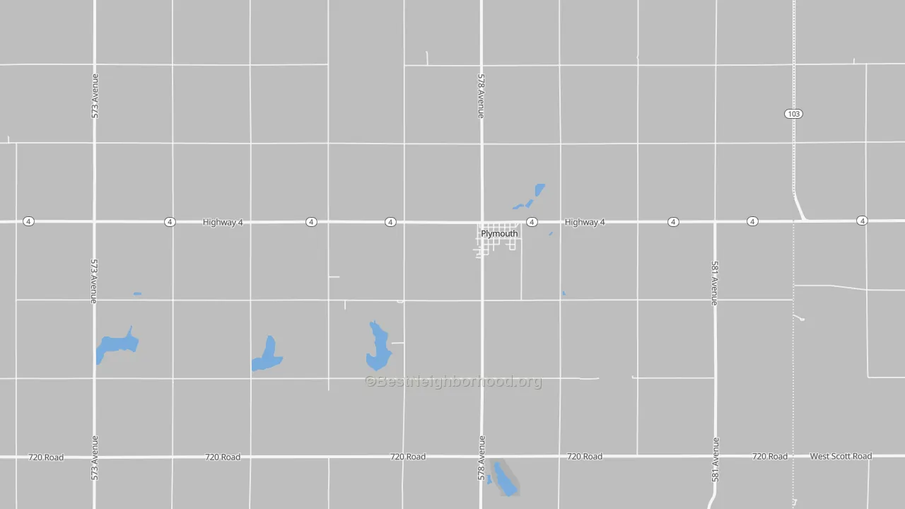 Transit Grade map of 68424, NE