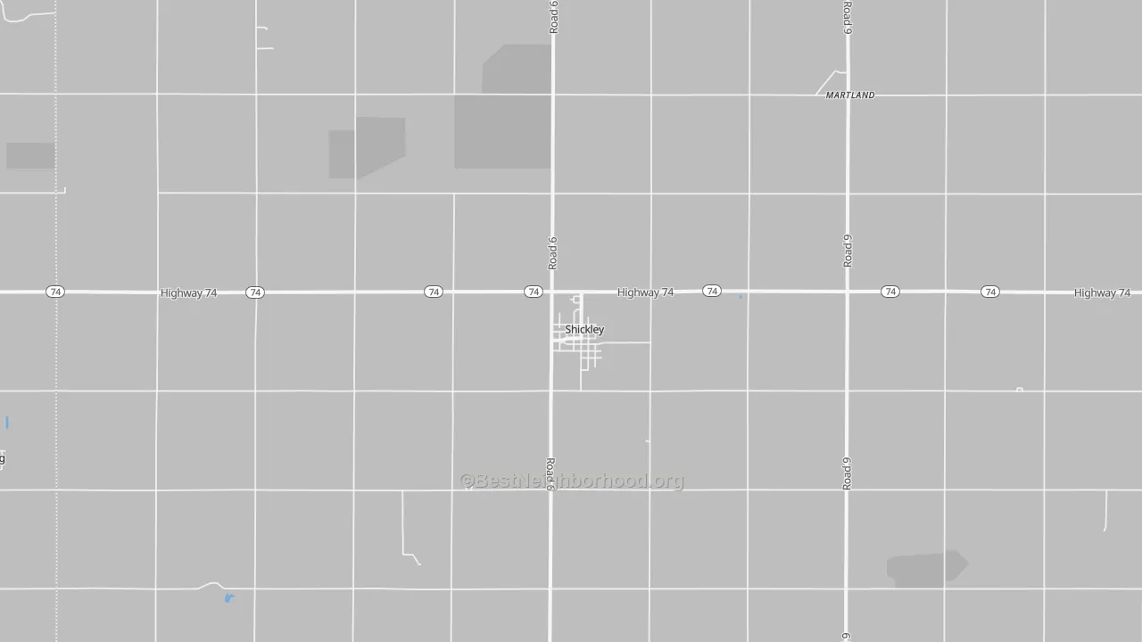 Transit Grade map of 68436, NE