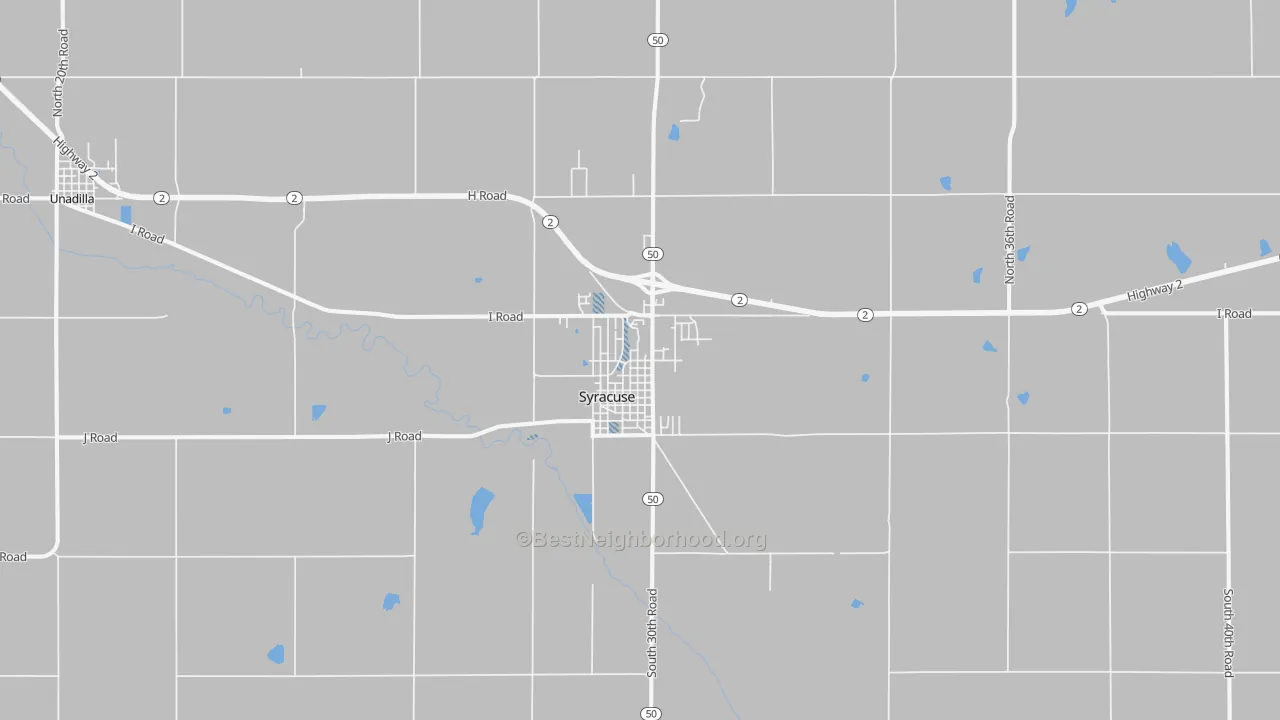 Transit Grade map of 68446, NE