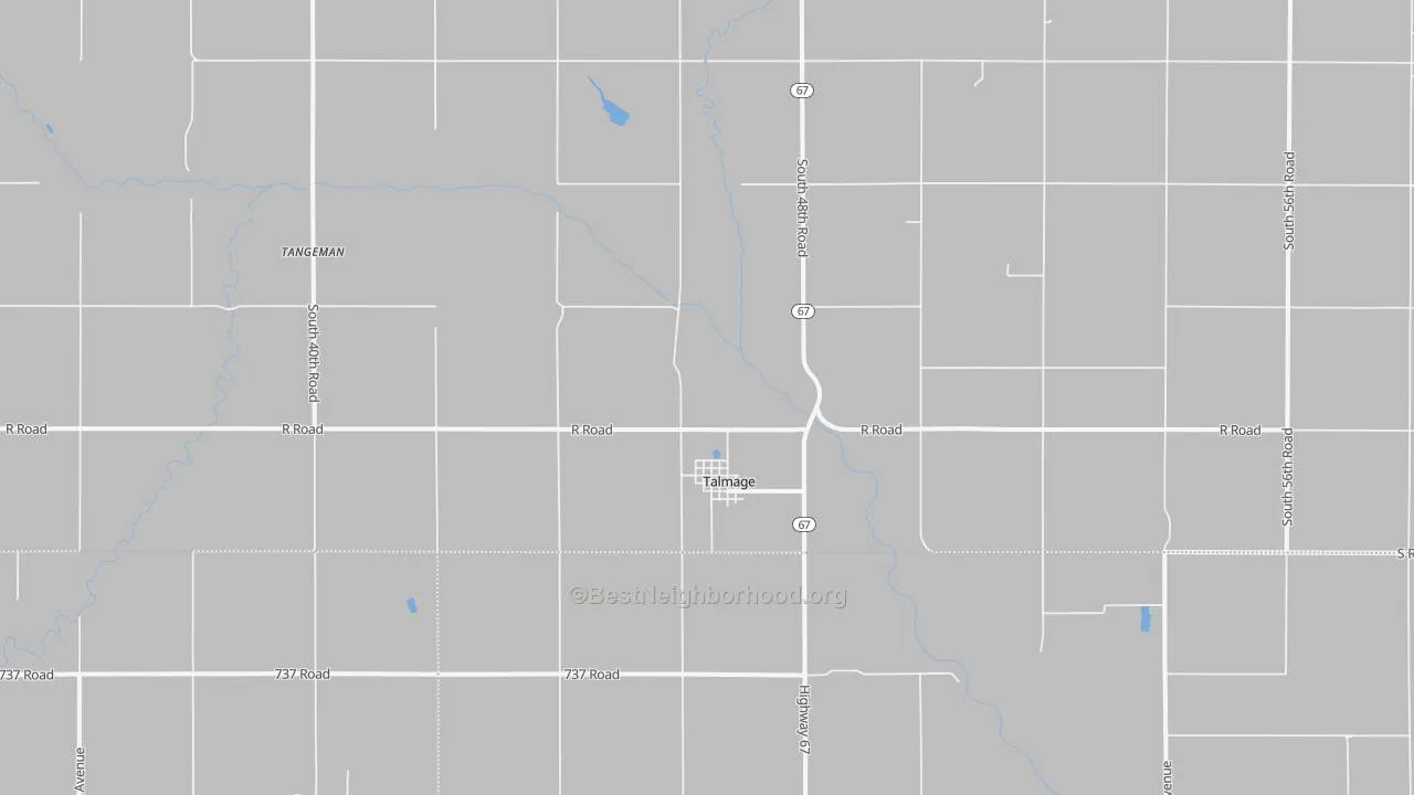 Transit Grade map of 68448, NE