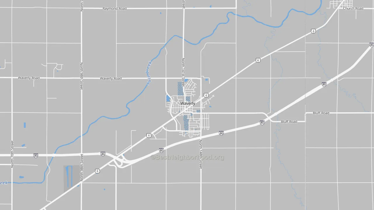 Transit Grade map of 68462, NE