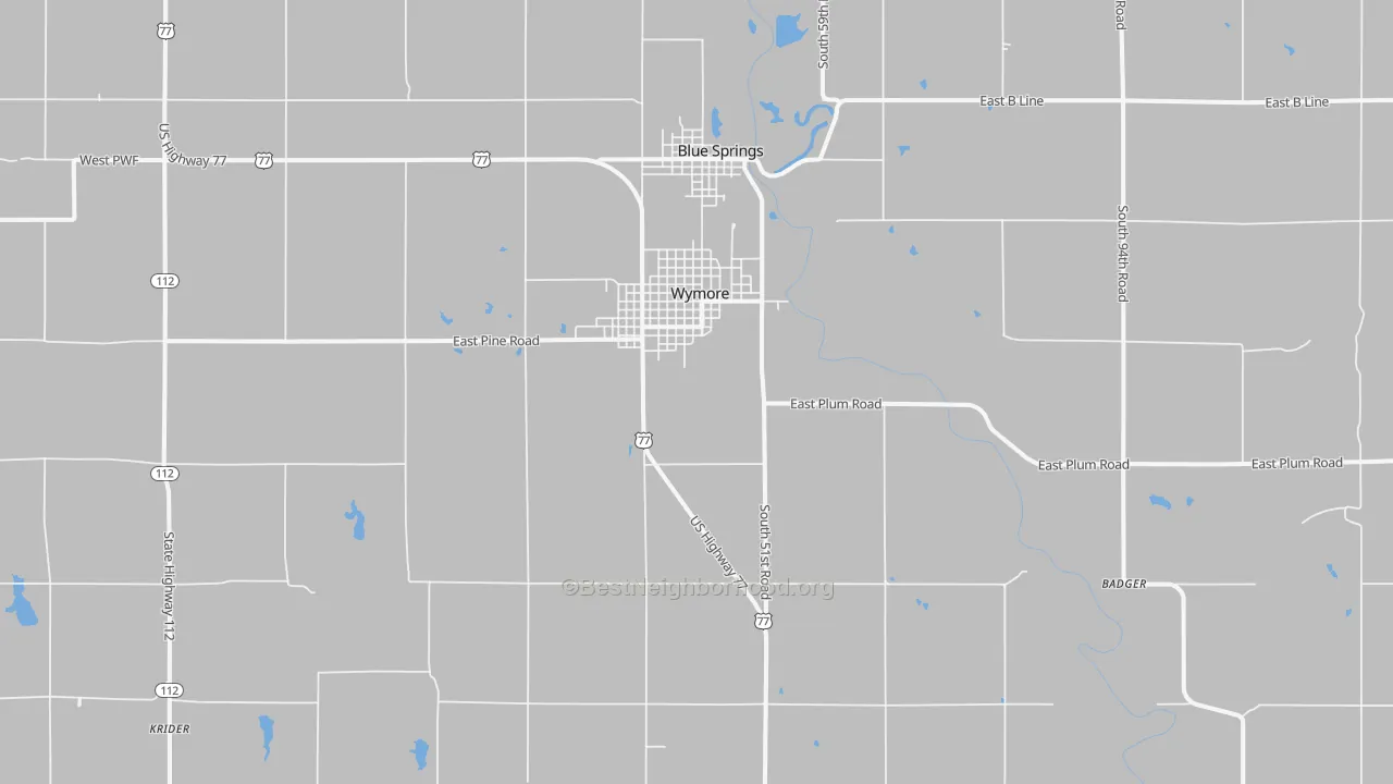 Transit Grade map of 68466, NE