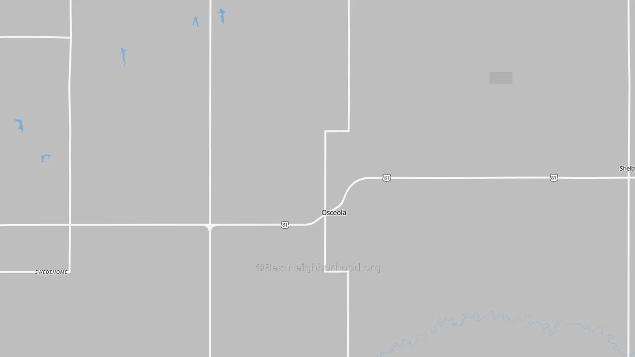 Transit Grade map of 68651, NE