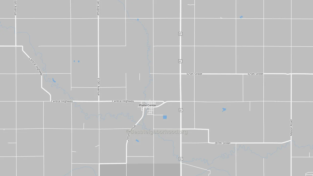 Transit Grade map of 68653, NE