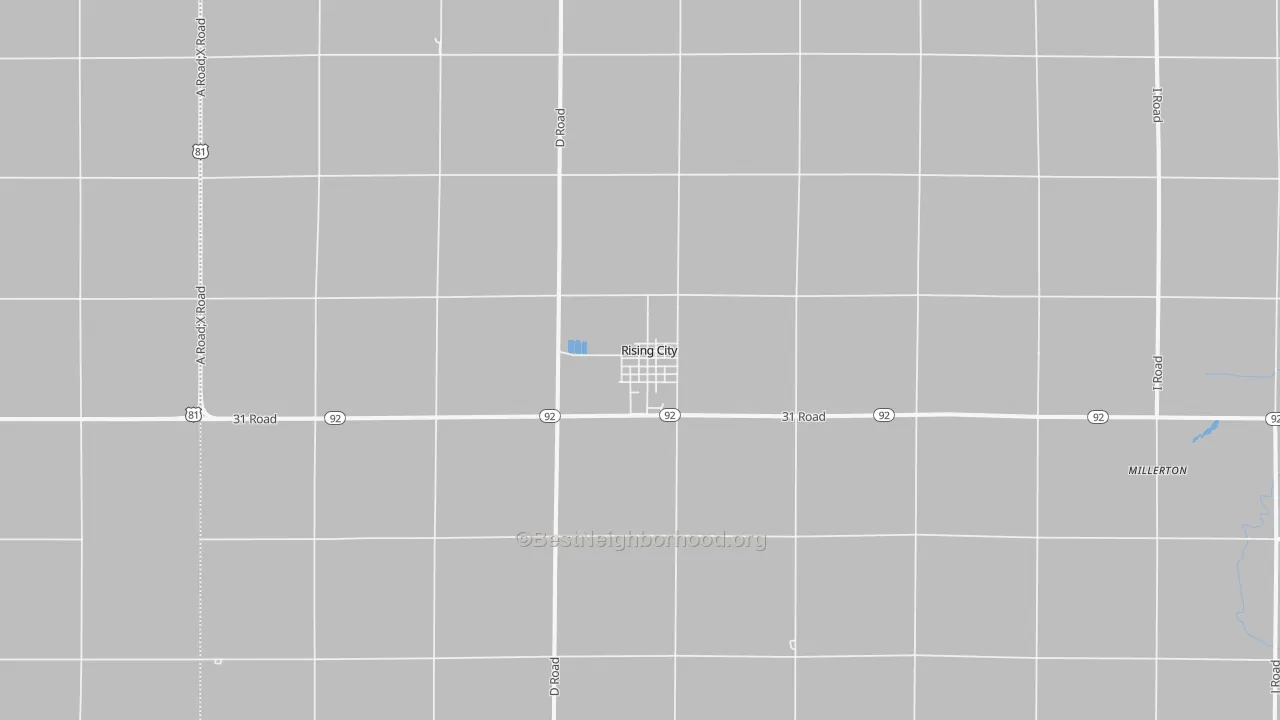 Transit Grade map of 68658, NE