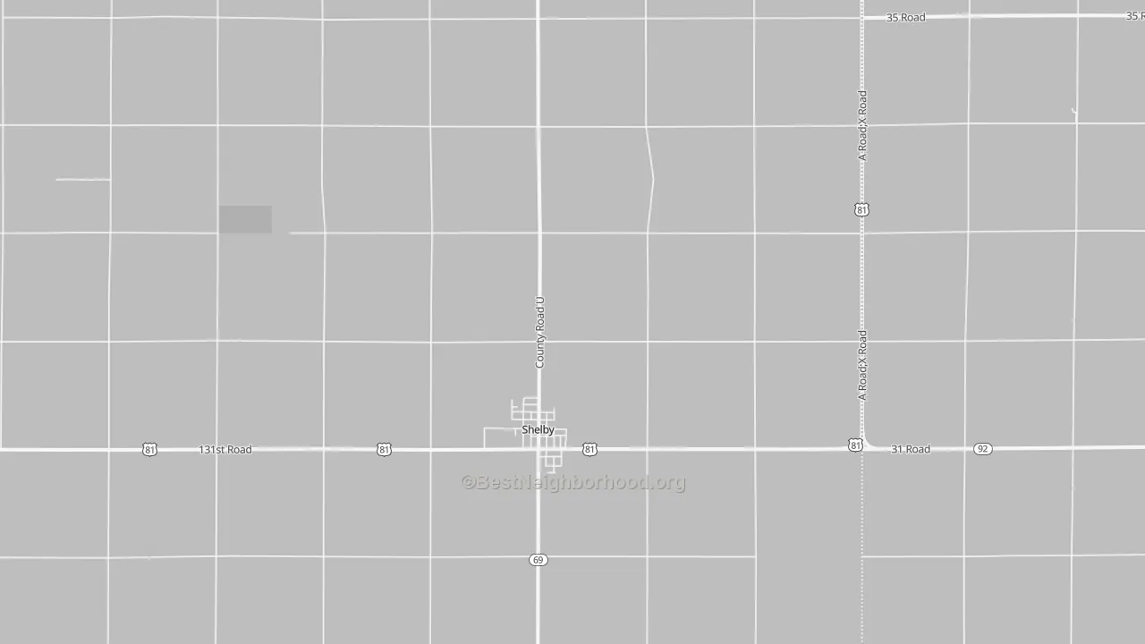 Transit Grade map of 68662, NE