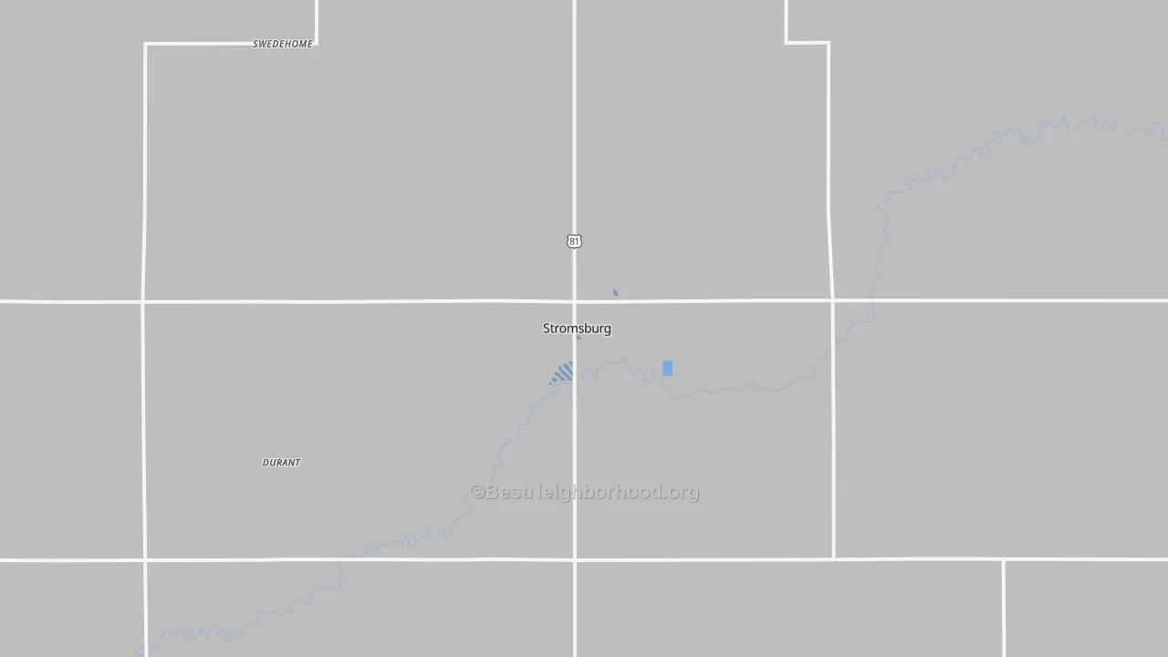 Transit Grade map of 68666, NE