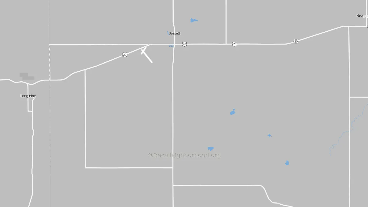 Transit Grade map of 68714, NE