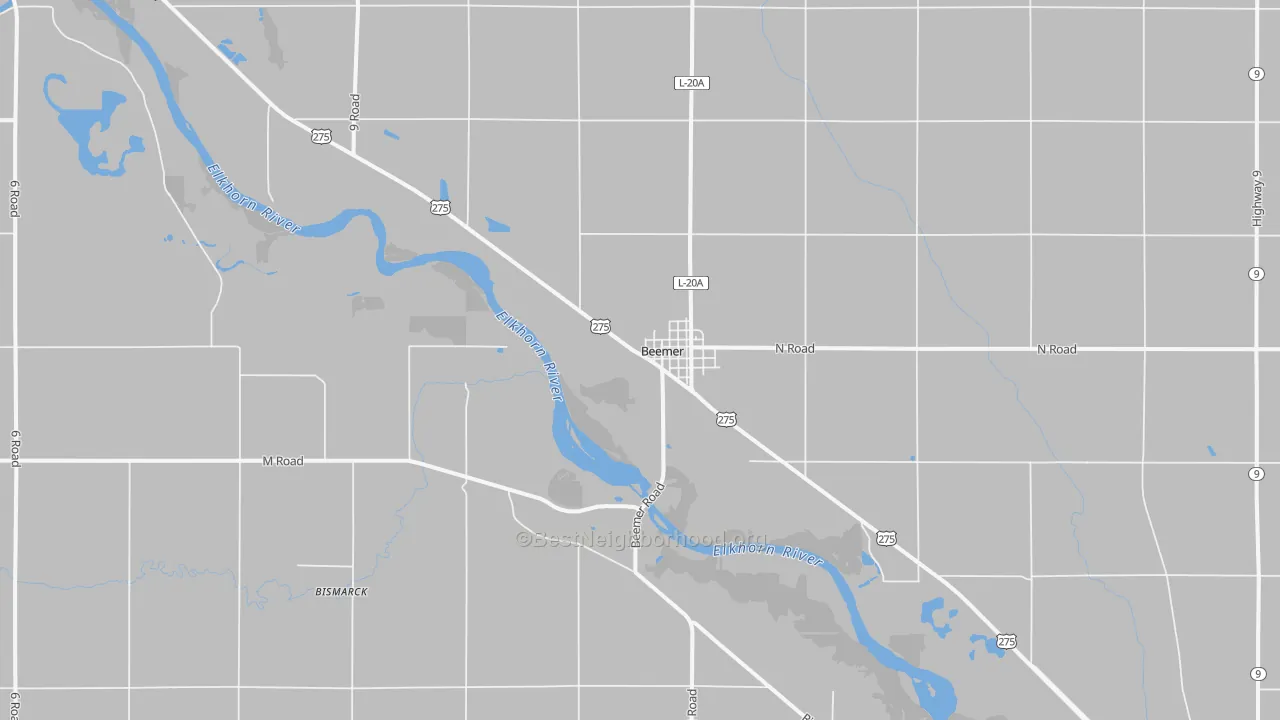 Transit Grade map of 68716, NE