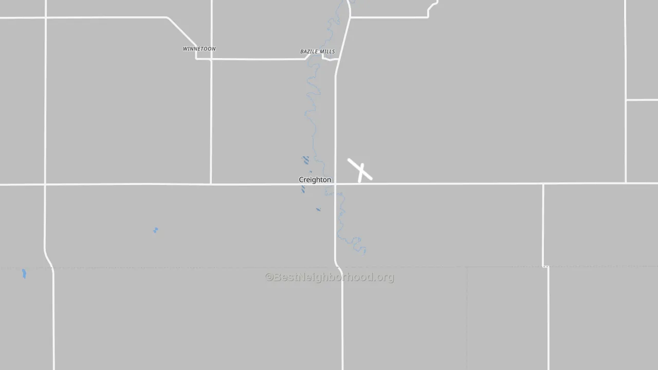 Transit Grade map of 68729, NE