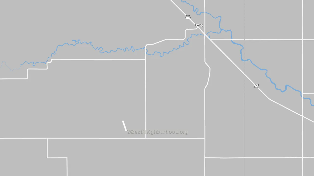Transit Grade map of 68735, NE