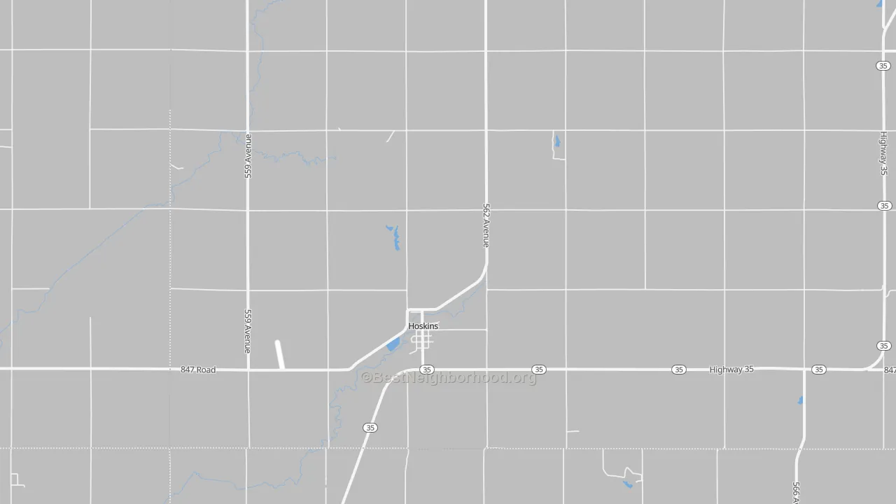 Transit Grade map of 68740, NE