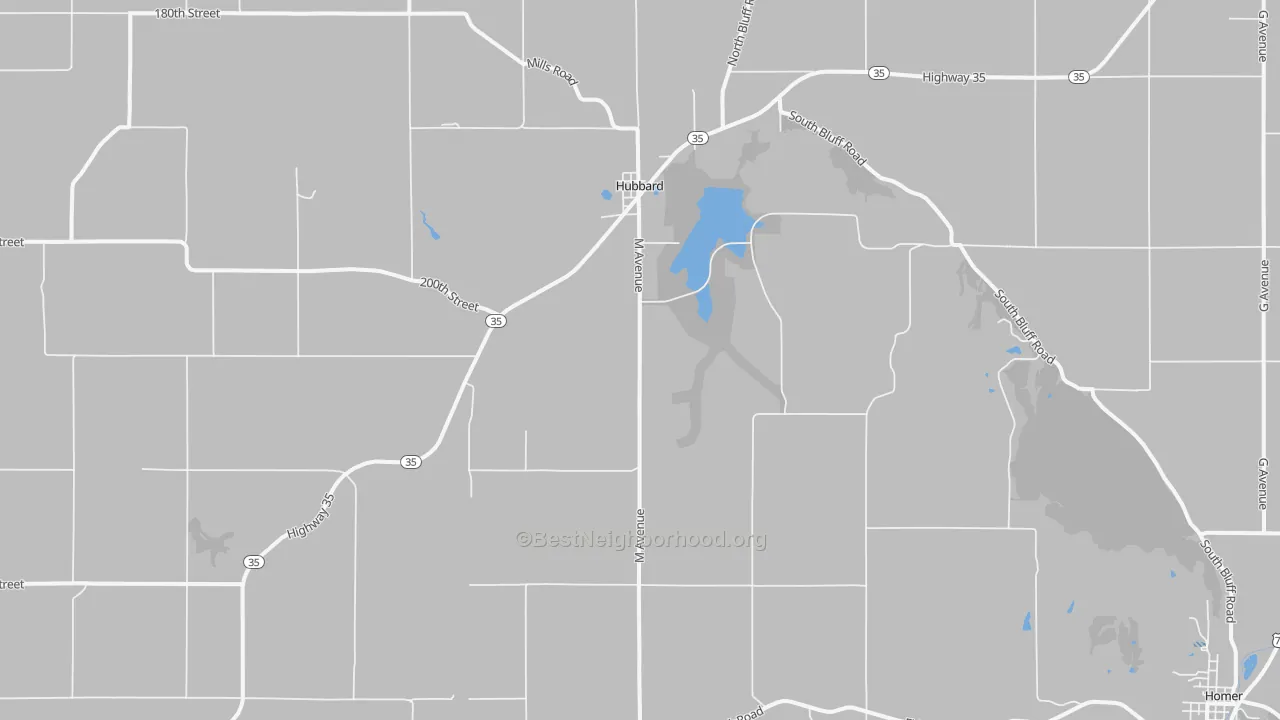 Transit Grade map of 68741, NE