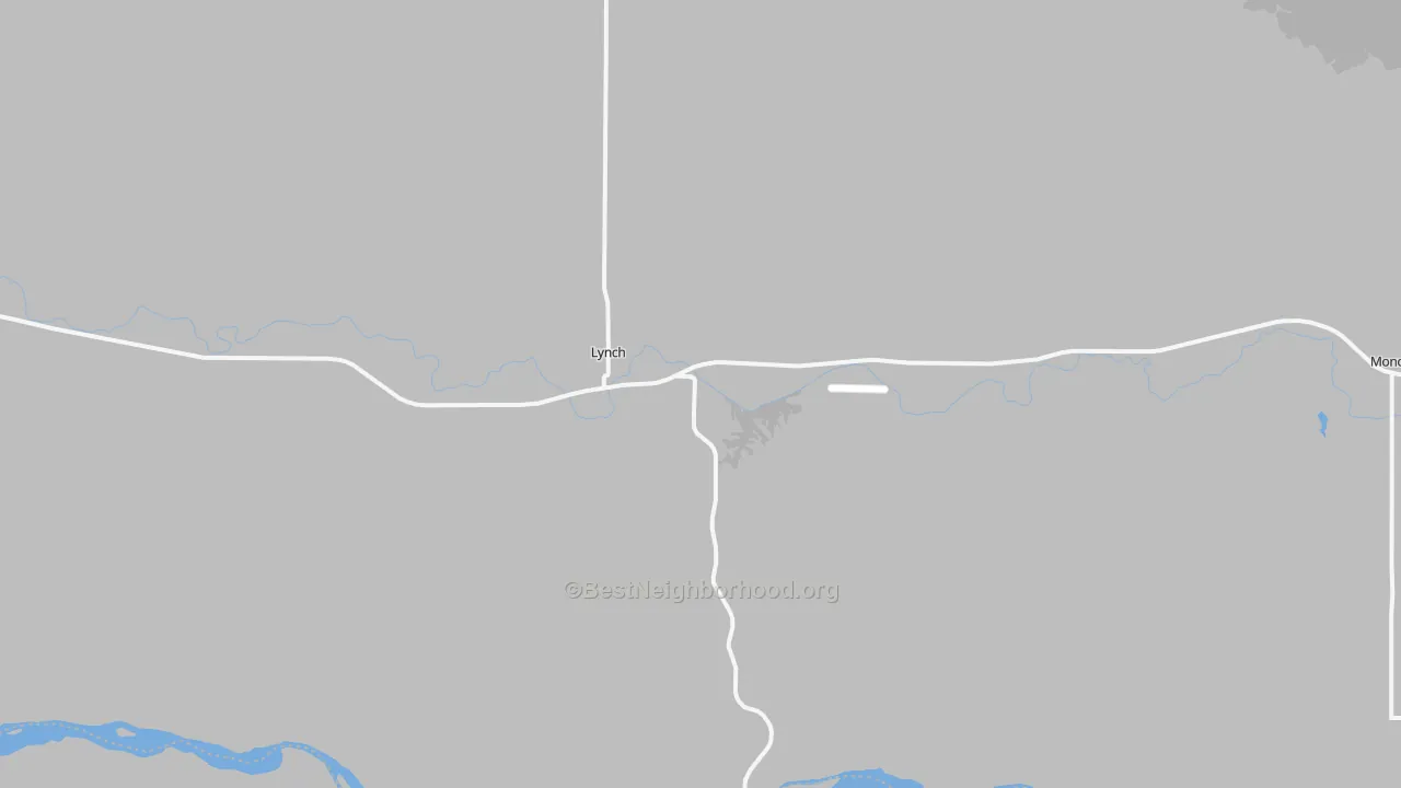 Transit Grade map of 68746, NE