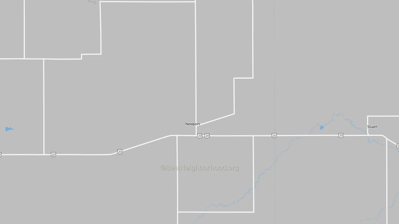 Transit Grade map of 68759, NE