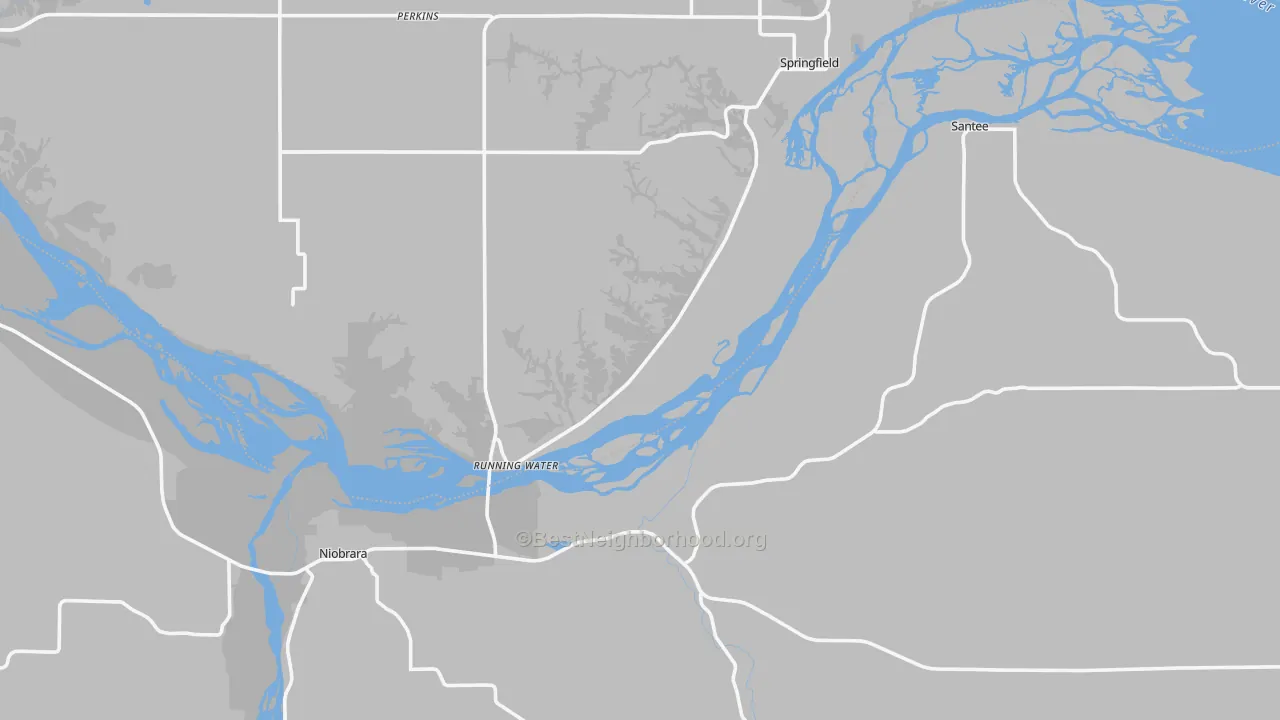 Transit Grade map of 68760, NE