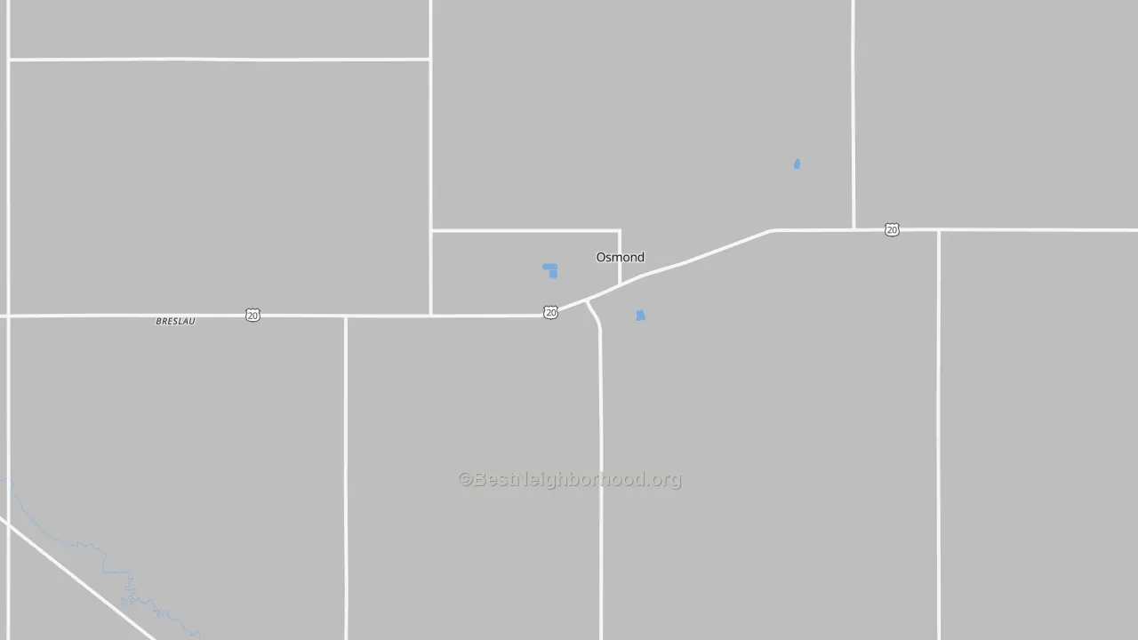 Transit Grade map of 68765, NE