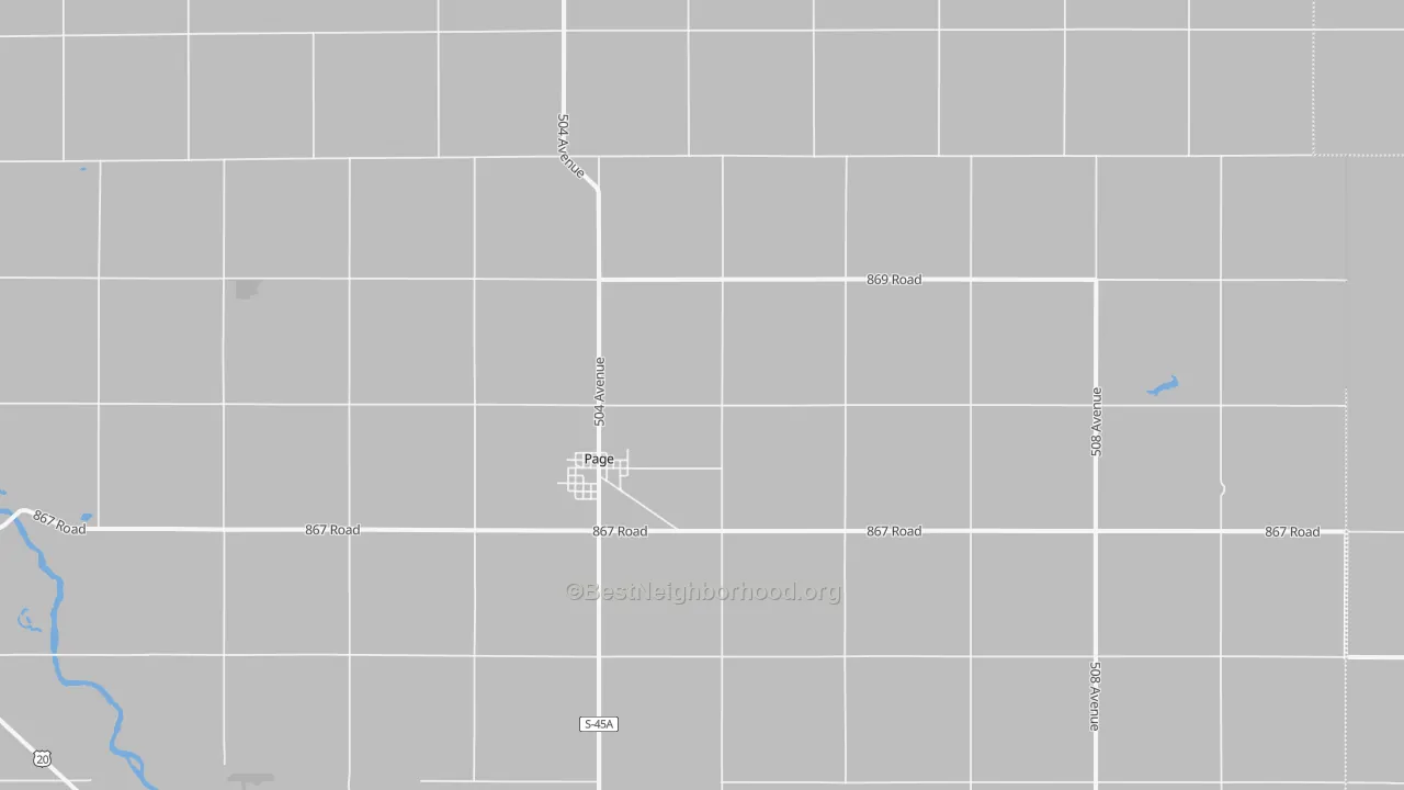 Transit Grade map of 68766, NE
