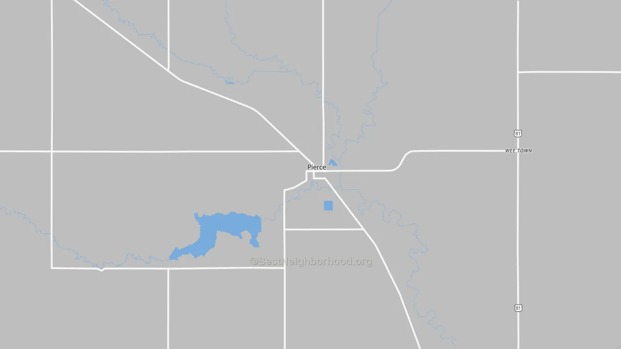 Transit Grade map of 68767, NE