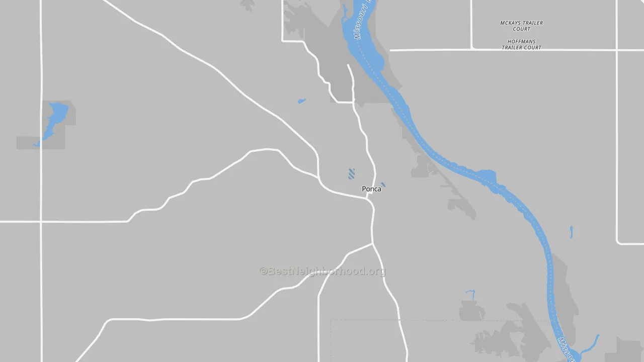 Transit Grade map of 68770, NE