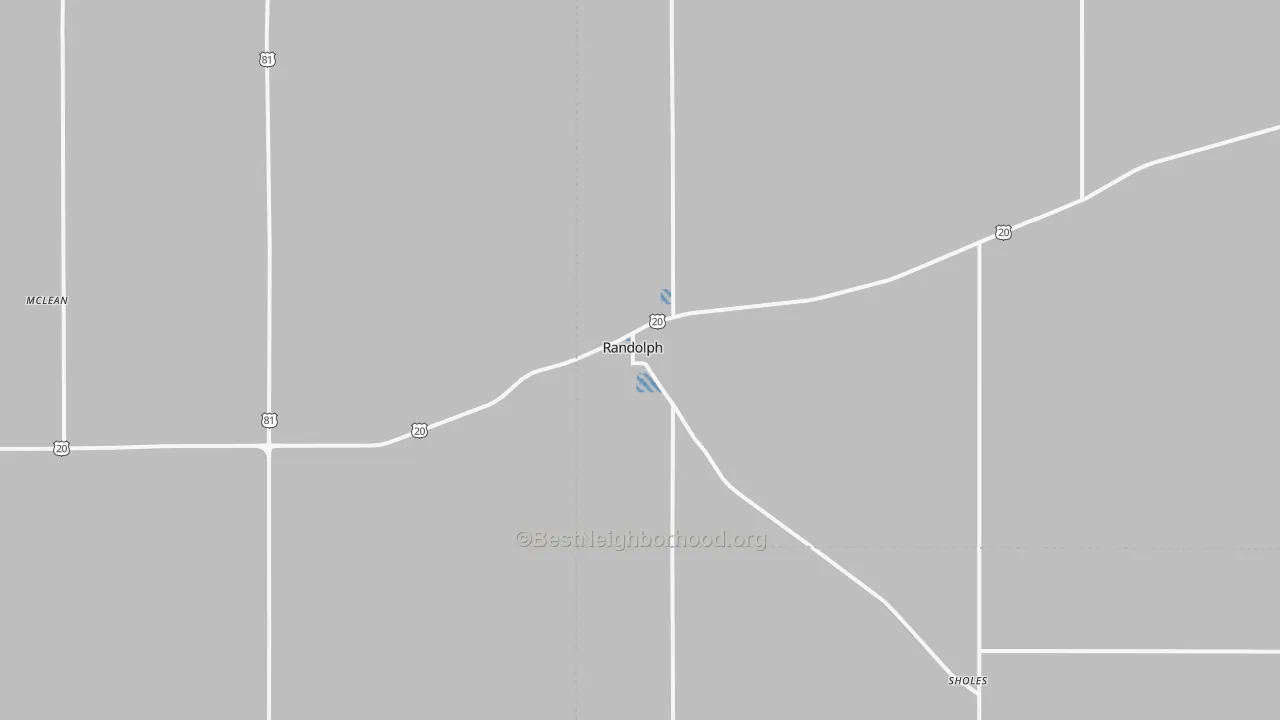 Transit Grade map of 68771, NE