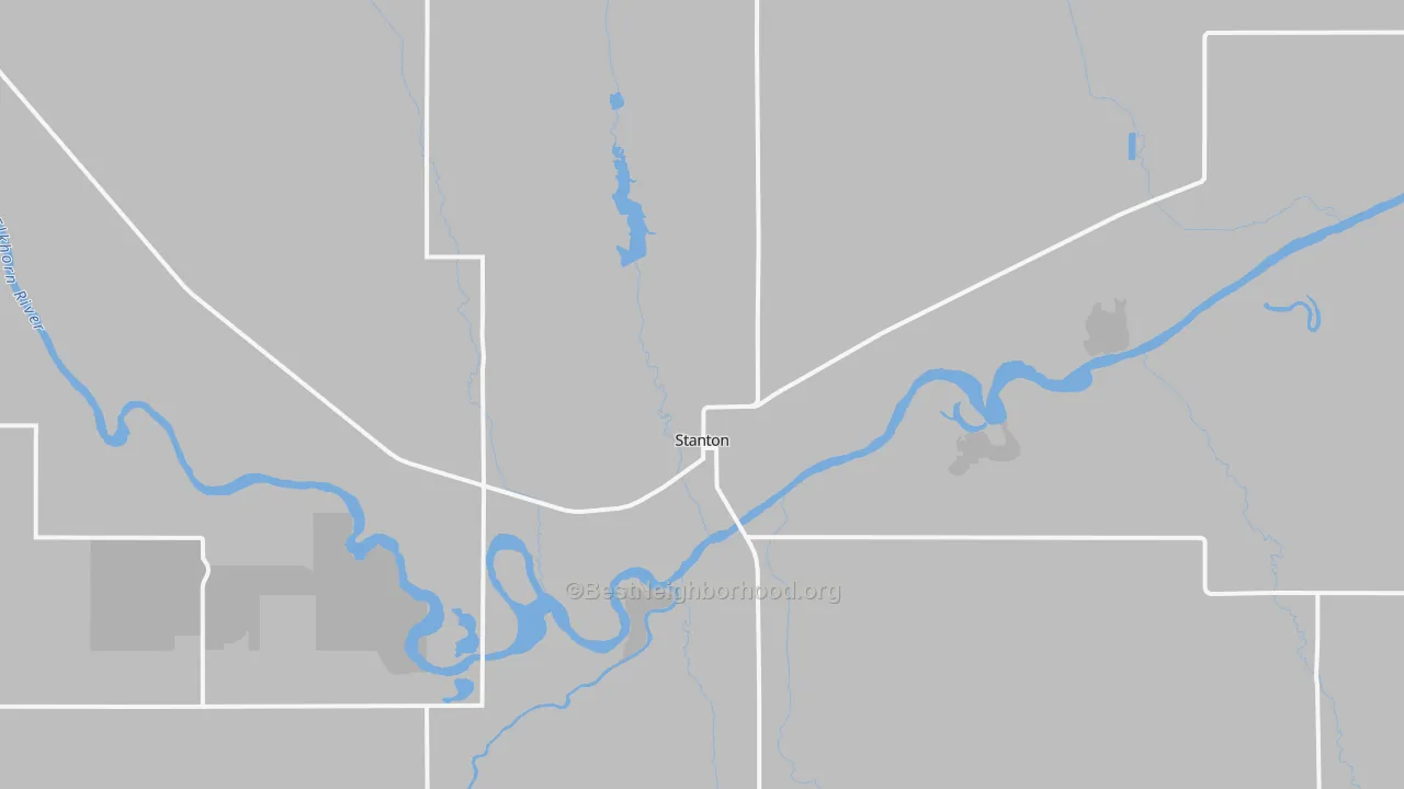 Transit Grade map of 68779, NE