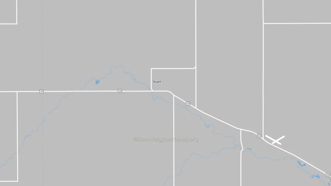 Transit Grade map of 68780, NE
