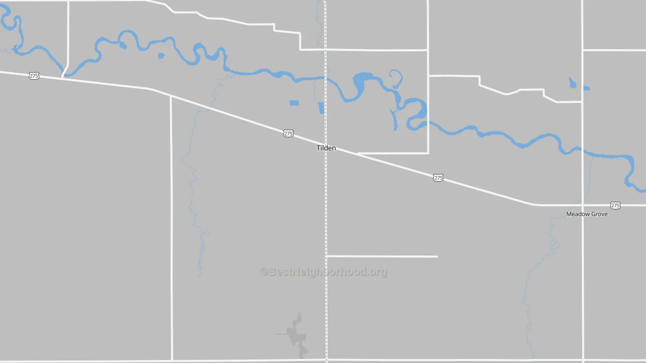 Transit Grade map of 68781, NE