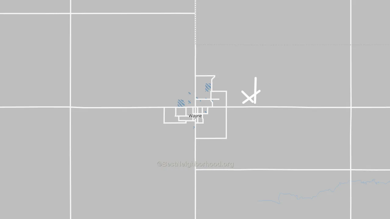 Transit Grade map of 68787, NE