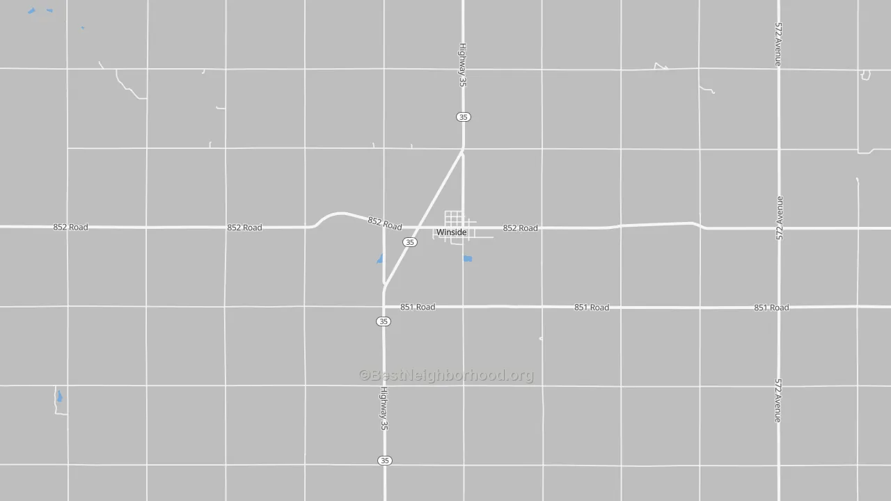 Transit Grade map of 68790, NE