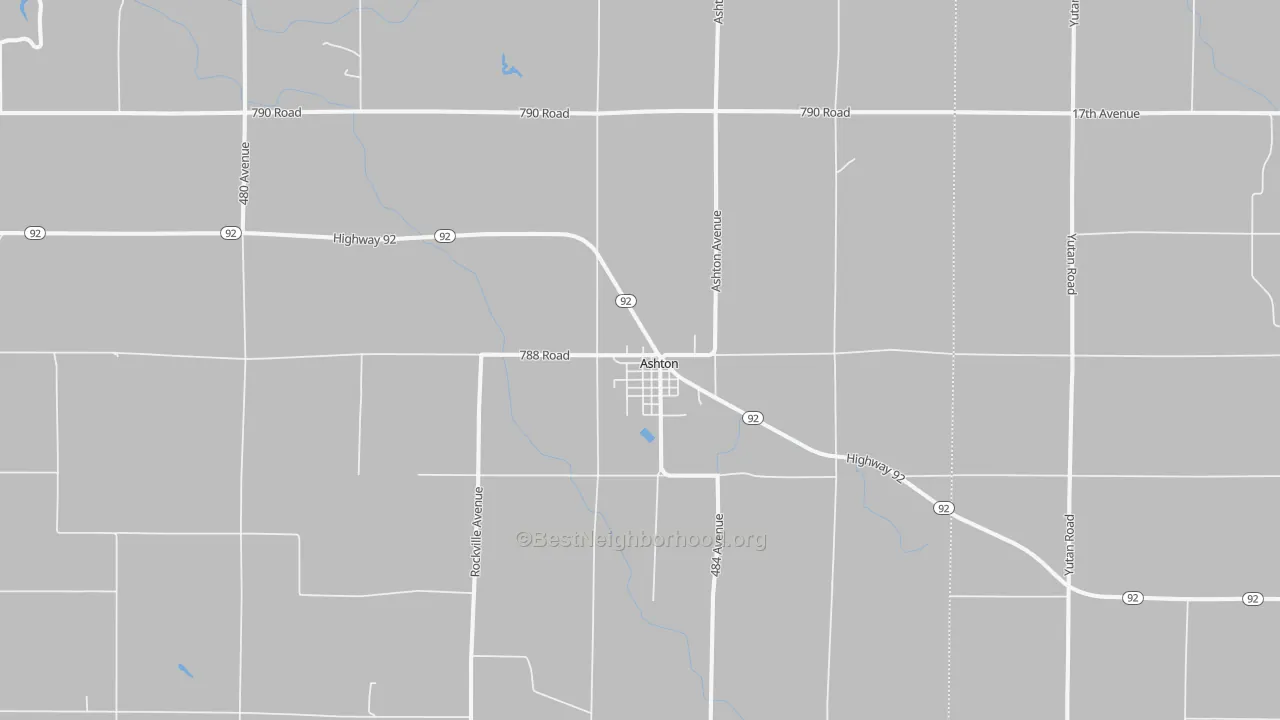 Transit Grade map of 68817, NE