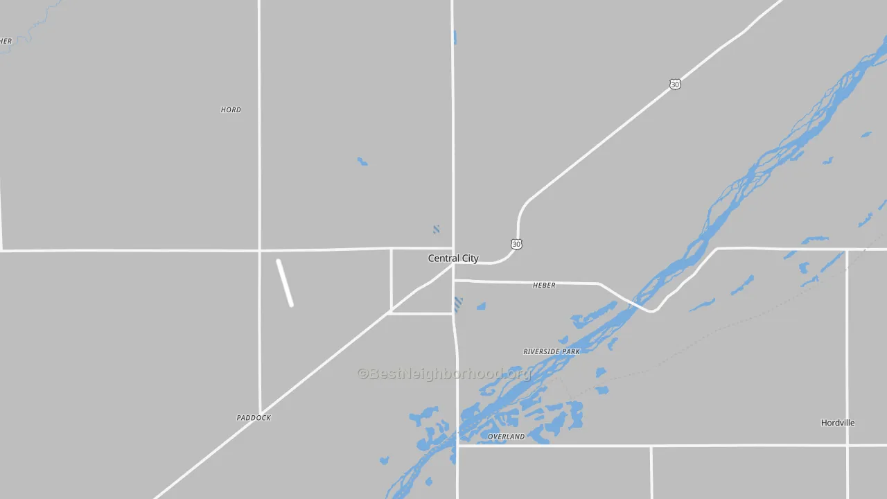 Transit Grade map of 68826, NE