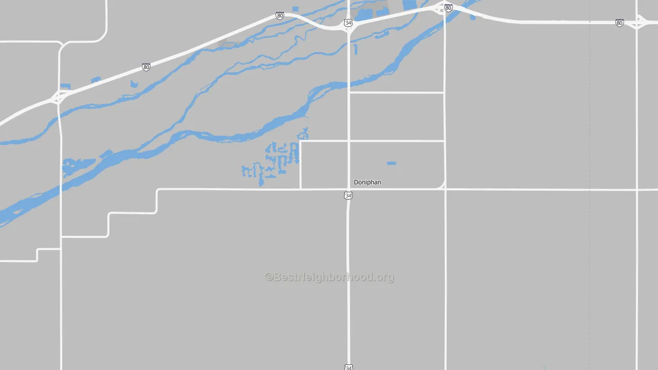 Transit Grade map of 68832, NE