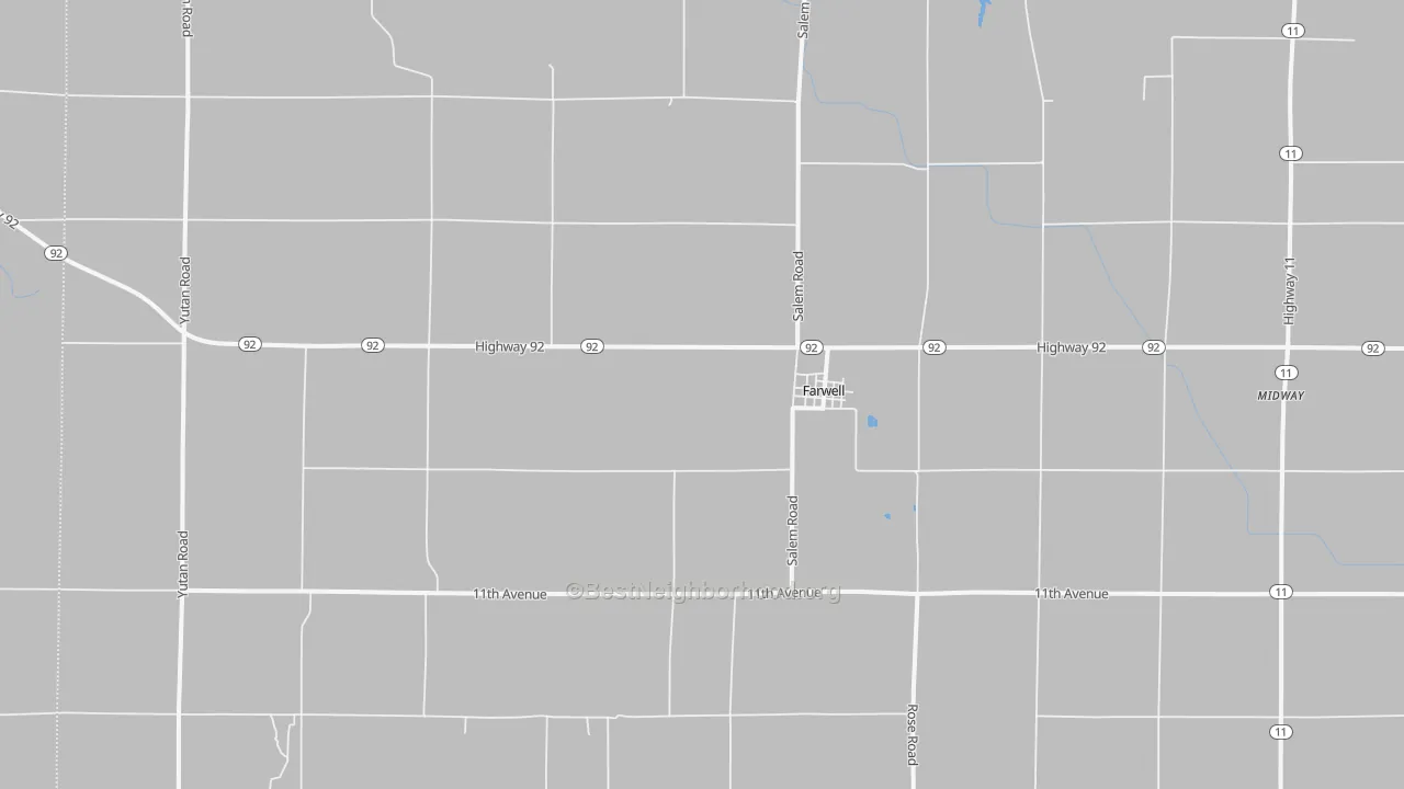 Transit Grade map of 68838, NE