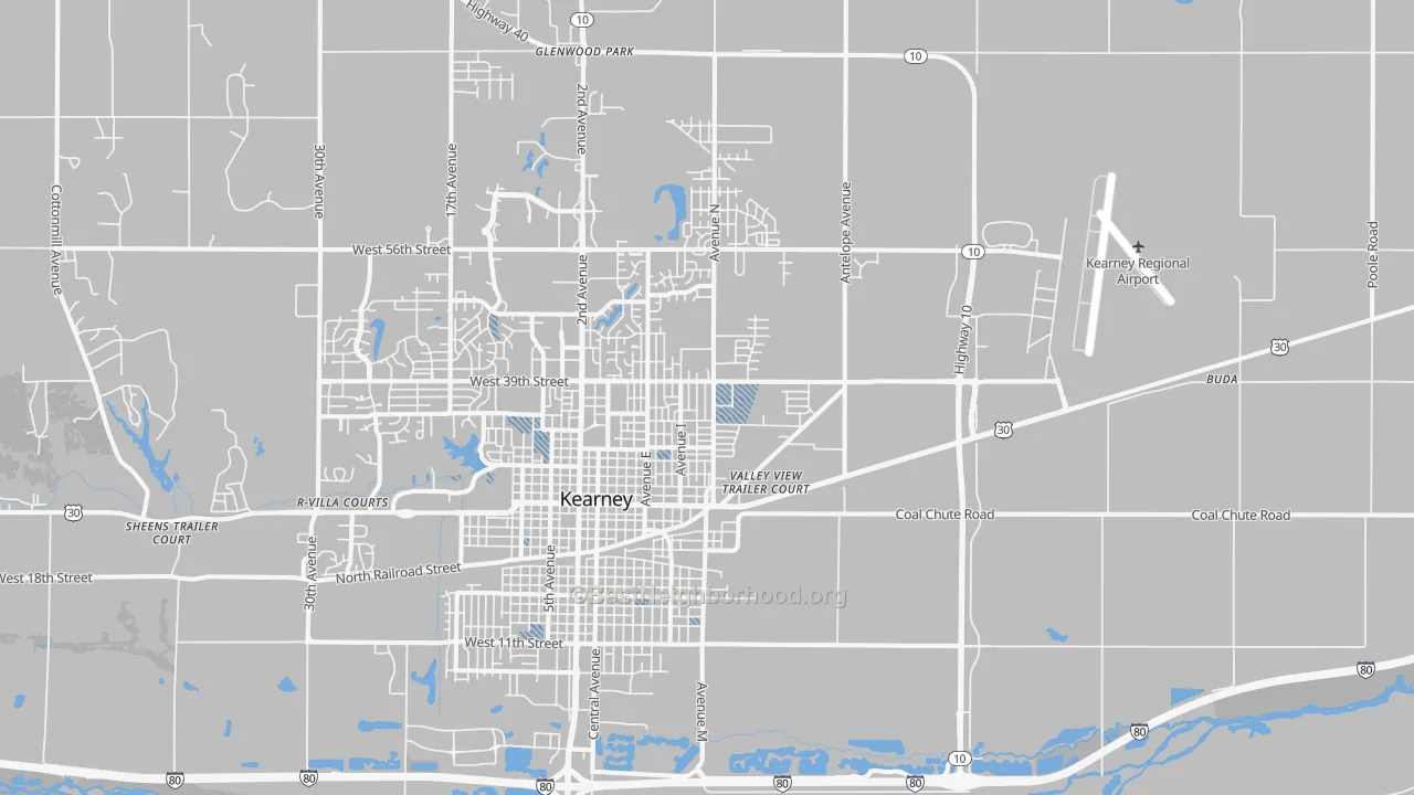 Transit Grade map of 68847, NE