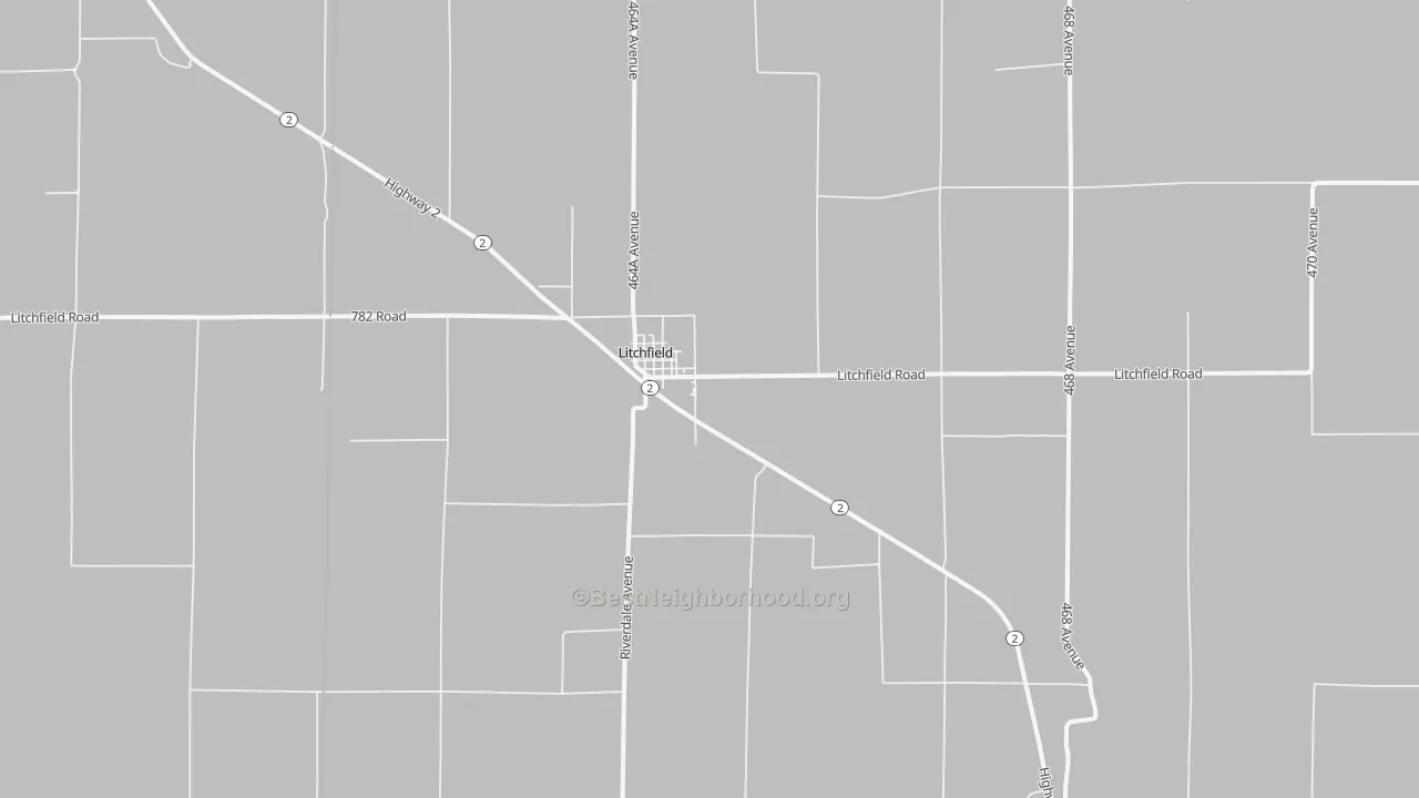 Transit Grade map of 68852, NE