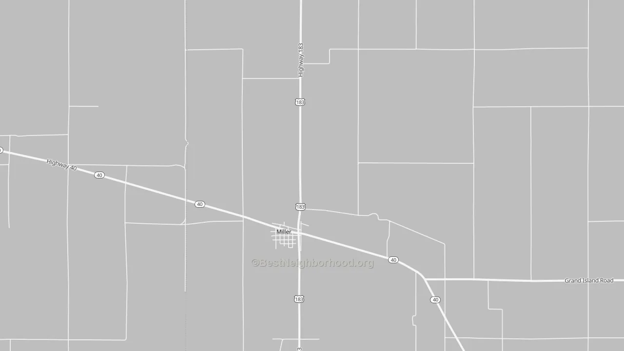 Transit Grade map of 68858, NE